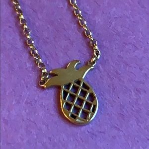 Dogeared Gold Pineapple Necklace 18”